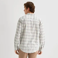 St. John's Bay Mens Long Sleeve Classic Fit Button-Down Shirt