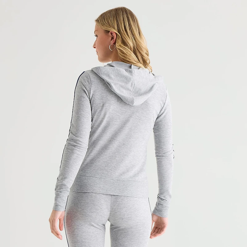 Arizona Womens Juniors Hooded Long Sleeve Sweatshirt