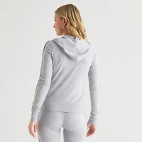 Arizona Womens Juniors Hooded Long Sleeve Sweatshirt