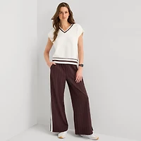 Stylus Womens V Neck Sweater Vest