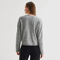 Stylus Womens Long Sleeve Button Cardigan