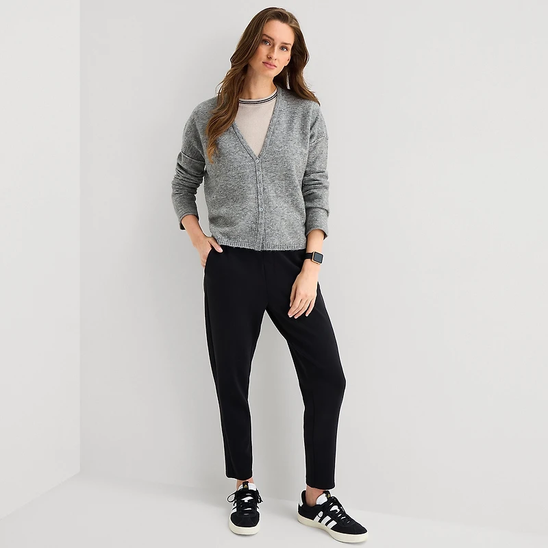 Stylus Womens Long Sleeve Button Cardigan
