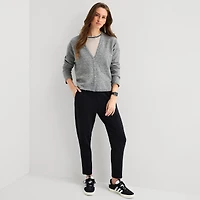 Stylus Womens Long Sleeve Button Cardigan