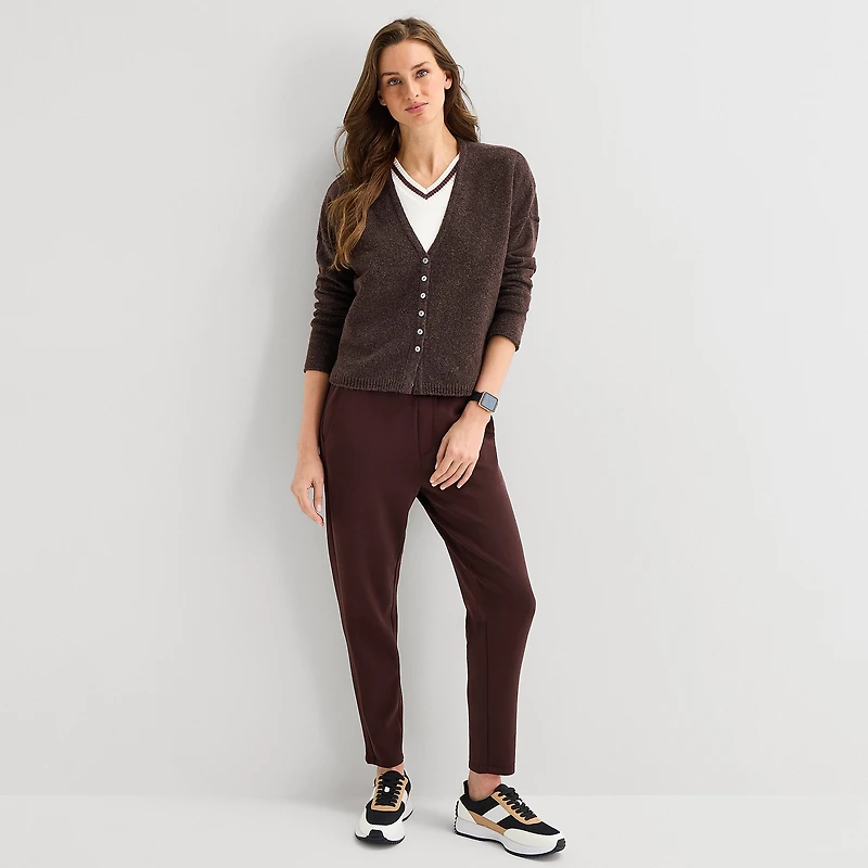 Stylus Womens Long Sleeve Button Cardigan