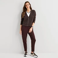 Stylus Womens Long Sleeve Button Cardigan