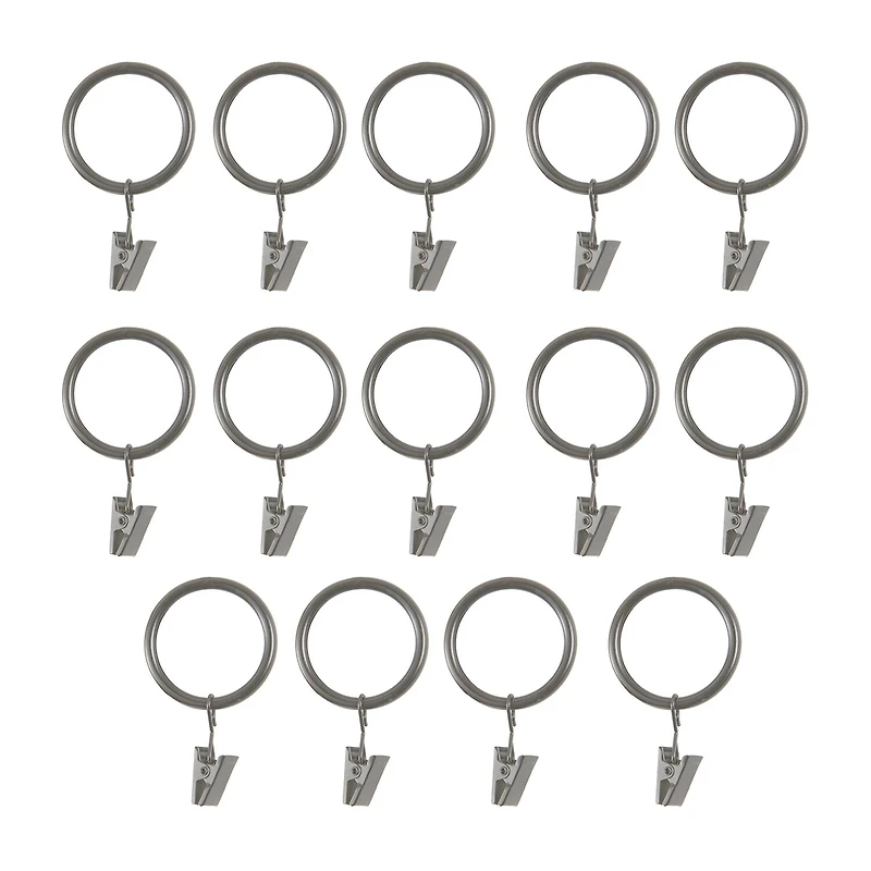Kenney 1.25" 14-pc. Curtain Rings