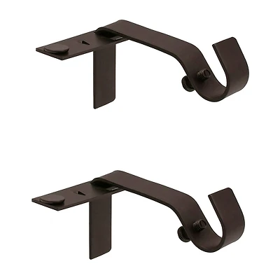 Kenney 5/8" Fast Fit No Measure 2-pc. Curtain Rod Brackets