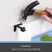Kenney 5/8" Fast Fit No Measure 2-pc. Curtain Rod Brackets