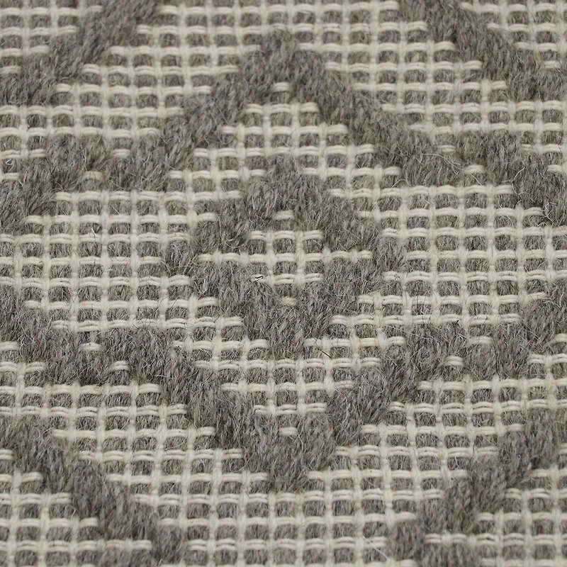 Riviera Home Grey Pattern Rectangular Accent Indoor Rugs