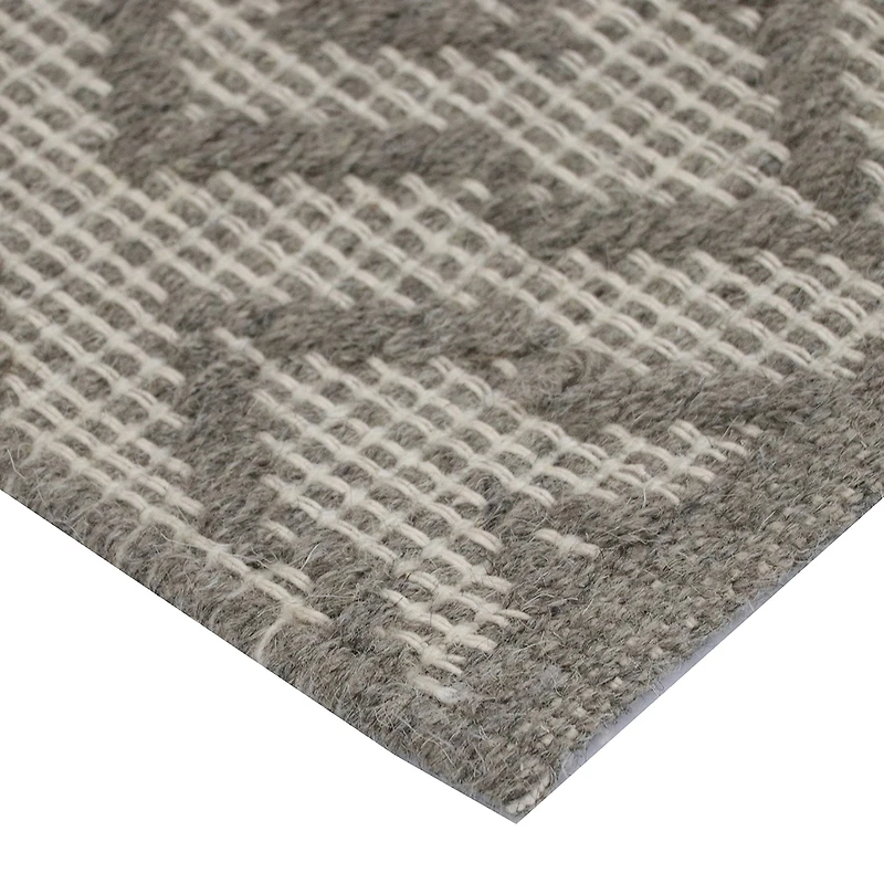 Riviera Home Grey Pattern Rectangular Accent Indoor Rugs