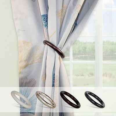 Rod Desyne Magnetic Hoop Pair 2-pc. Curtain Holdback