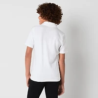 Thereabouts Little & Big Kid Boys Short Sleeve Regular Fit Polo Shirt