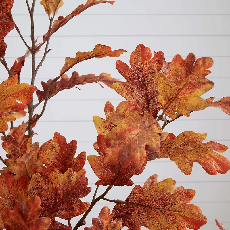 Nearly Natural 5ft Autumn Oak Indoor Artificial Tree