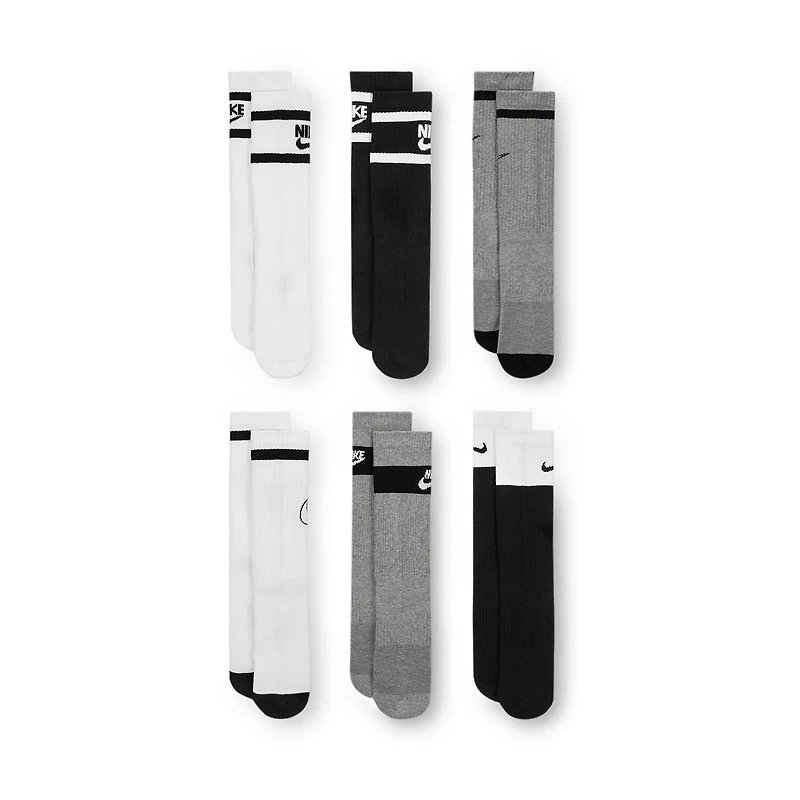 Nike Little & Big Kid Unisex 6 Pair Crew Socks