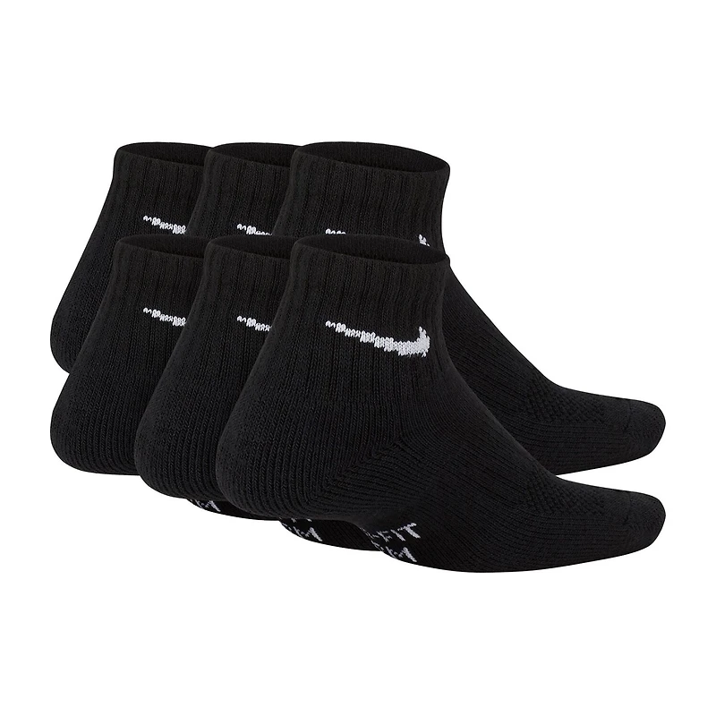 Nike Little & Big Kid Unisex 6 Pair Quarter Ankle Socks