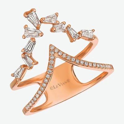 Le Vian Grand Sample Sale Le Vian Grand Sample Sale Limited Quantities! Womens 19MM 3/8 CT. T.W. Natural White Diamond 14K Gold Chevron Band