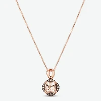 Le Vian Grand Sample Sale Le Vian Grand Sample Sale Limited Quantities! Womens 1/10 CT. T.W. Genuine Pink Morganite 14K Gold Cushion 18 Inch Pendant Necklace