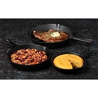 Smith & Clark 3-pc. Cast Iron Frying Pan