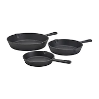 Smith & Clark 3-pc. Cast Iron Frying Pan