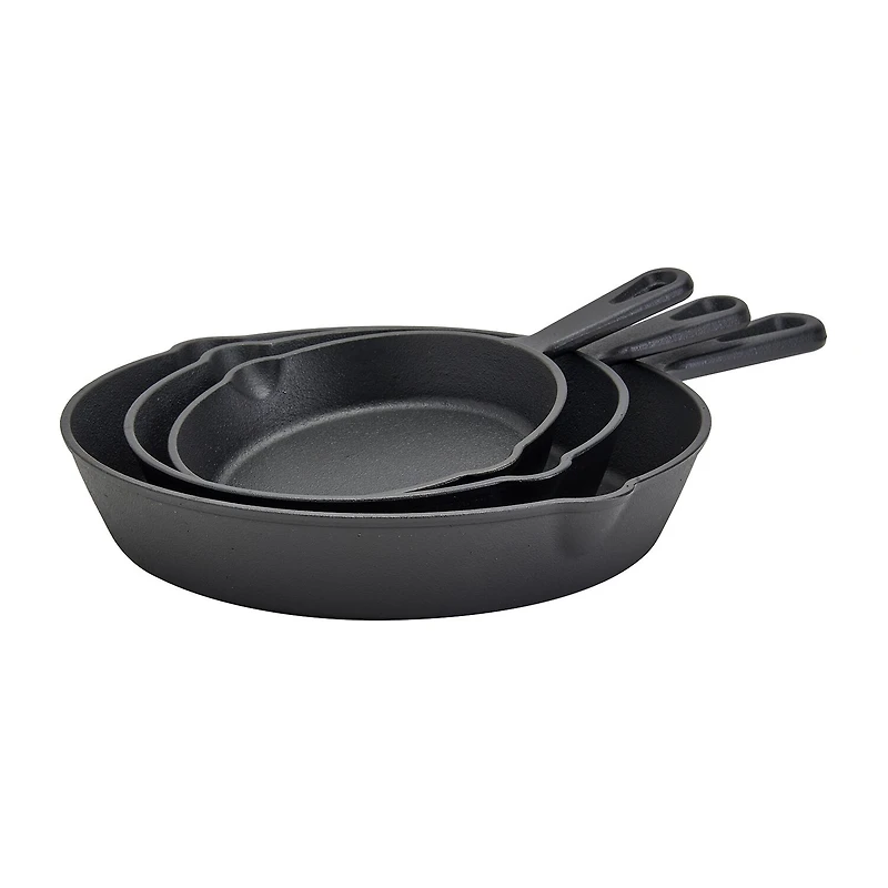 Smith & Clark 3-pc. Cast Iron Frying Pan