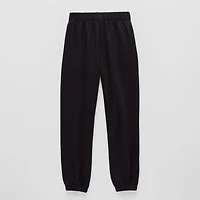 Xersion Little & Big Kid Girls Cinched High Rise Regular Fit Fleece Jogger Pant