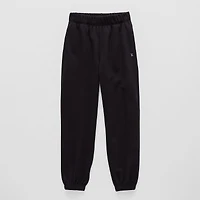 Xersion Little & Big Kid Girls Cinched High Rise Regular Fit Fleece Jogger Pant