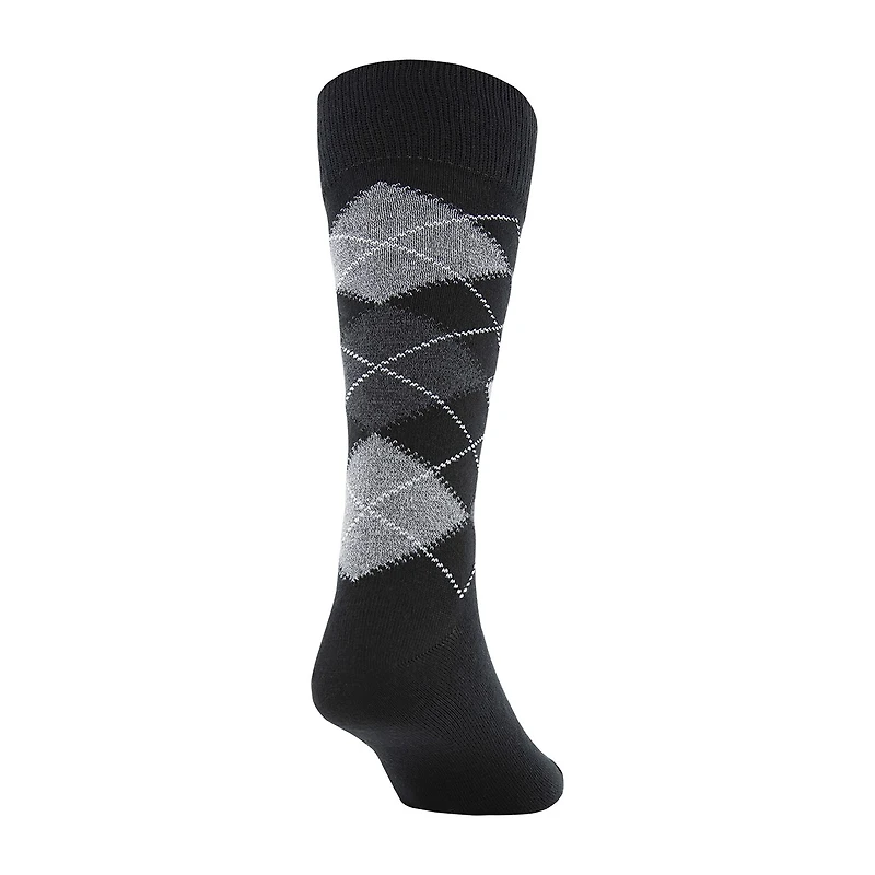 Gold Toe Campbell Mens 6 Pair Big and Tall Crew Socks