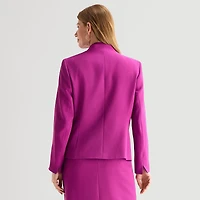 Black Label by Evan-Picone Womens Classic Fit Suit Jacket