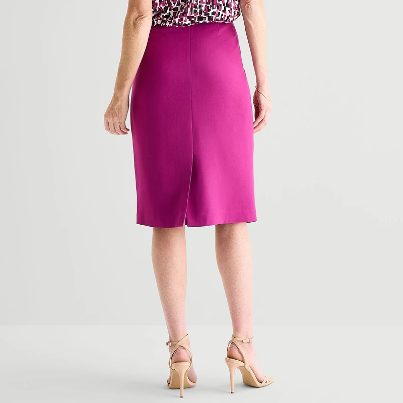 Black Label by Evan-Picone Womens Suit Skirt