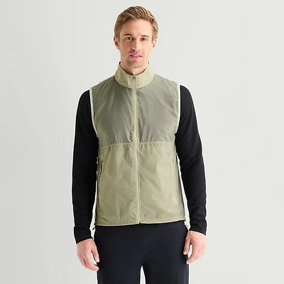 Xersion Packable Mens Mock Neck Sleeveless Vest