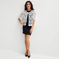 Perceptions Womens Short Sleeve Shrug