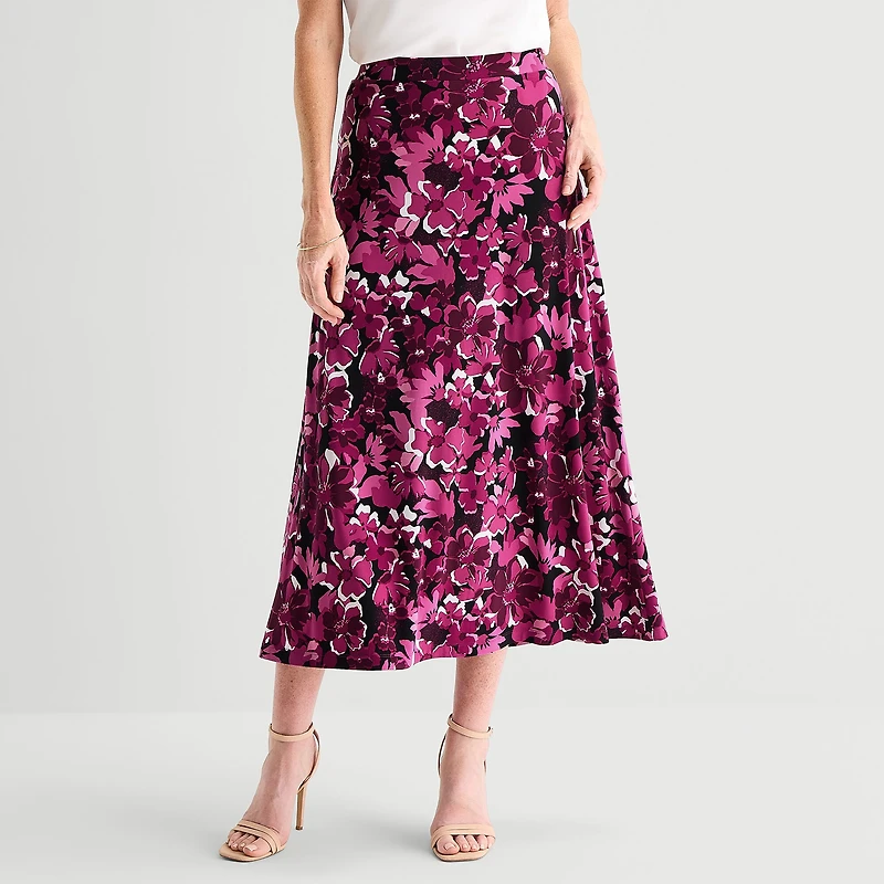 Black Label by Evan-Picone Womens Maxi Skirt