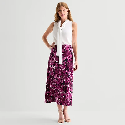 Black Label by Evan-Picone Womens Maxi Skirt