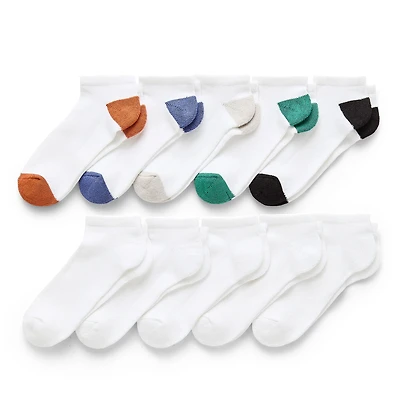 Thereabouts Little & Big Kid Boys Multi-Pack 10 Pair Low Cut Socks