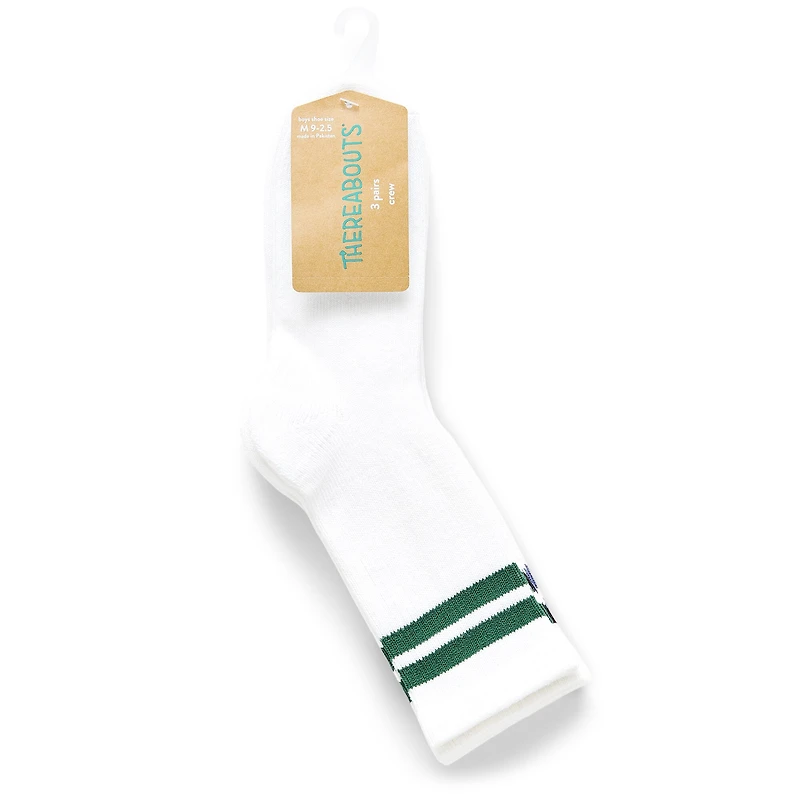 Thereabouts Little & Big Kid Boys 3 Pair Crew Socks