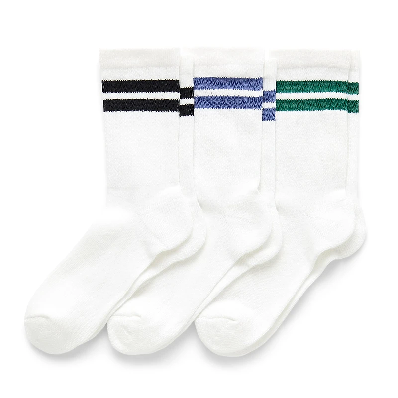 Thereabouts Little & Big Kid Boys 3 Pair Crew Socks