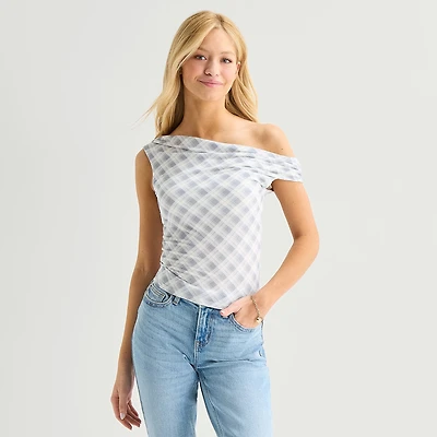 Arizona Womens Juniors Sleeveless Shell