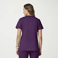 Cherokee Ck Ww Revolution Womens V Neck Short Sleeve Scrub Top