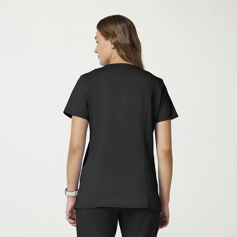 Cherokee Womens V Neck Short Sleeve Scrub Top