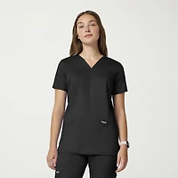 Cherokee Womens V Neck Short Sleeve Scrub Top