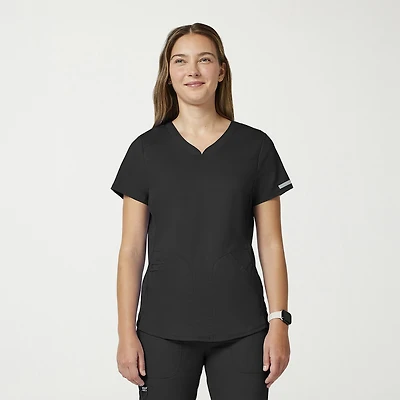Cherokee Womens V Neck Short Sleeve Scrub Top