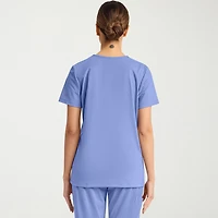 Cherokee Womens V Neck Short Sleeve Scrub Top