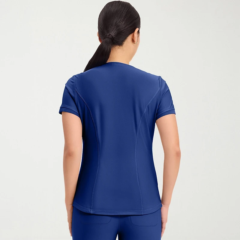 Cherokee Womens V Neck Short Sleeve Scrub Top