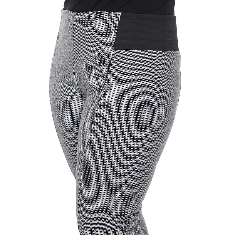 White Mark Womens Plus Skinny Mid Rise Pant