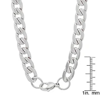 Steeltime Mens Stainless Steel Hypoallergenic 24 Inch Link Necklace