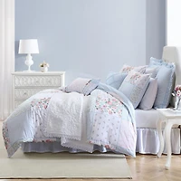 Laura Ashley Hope Patchwork Cotton Midweight Comforter Set