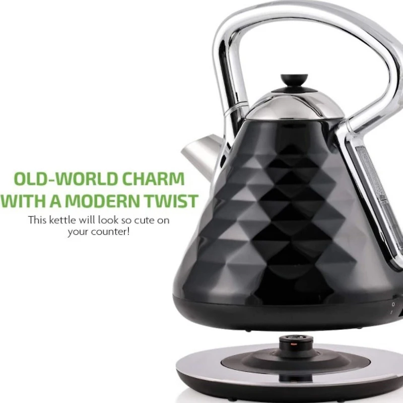 Ovente 1.7 Litre Tea Stainless Steel Electric Kettle