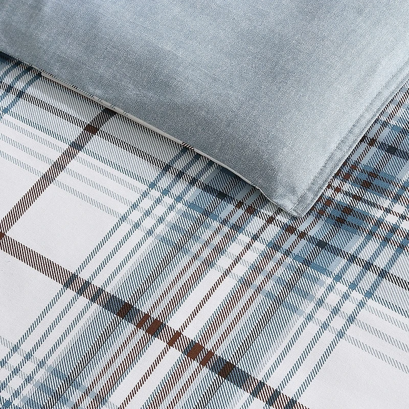 Eddie Bauer Alder Plaid Cotton Midweight Comforter Set