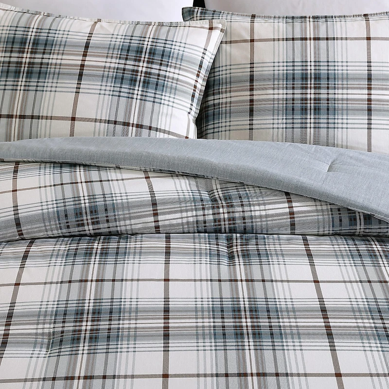 Eddie Bauer Alder Plaid Cotton Midweight Comforter Set