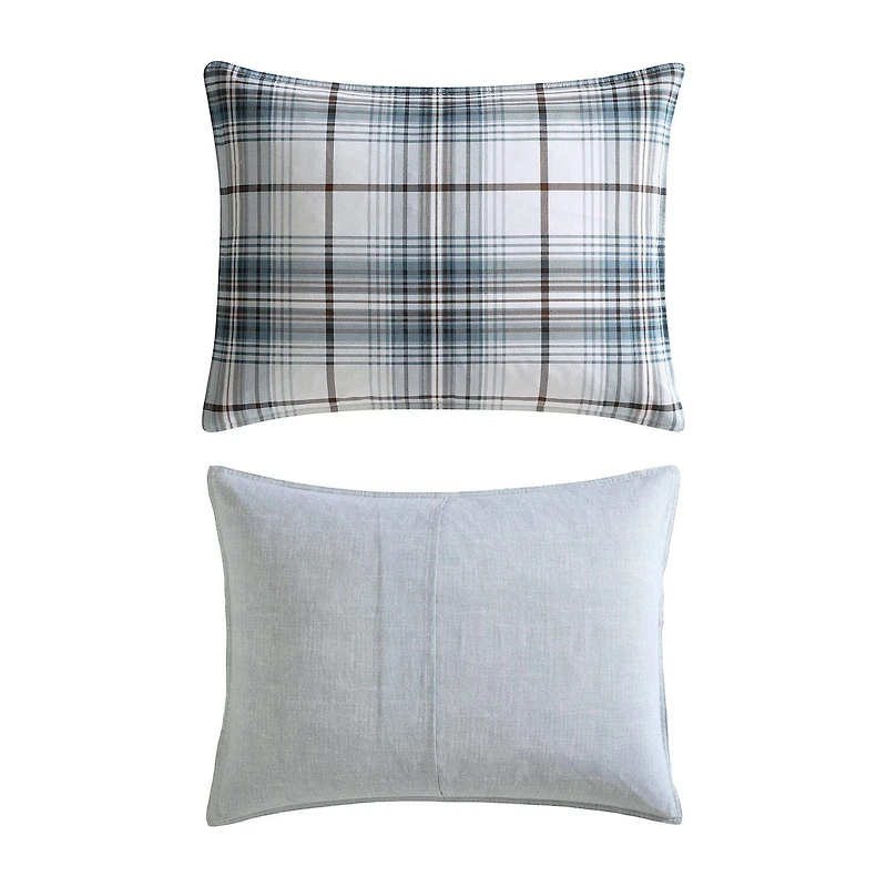 Eddie Bauer Alder Plaid Cotton Midweight Comforter Set